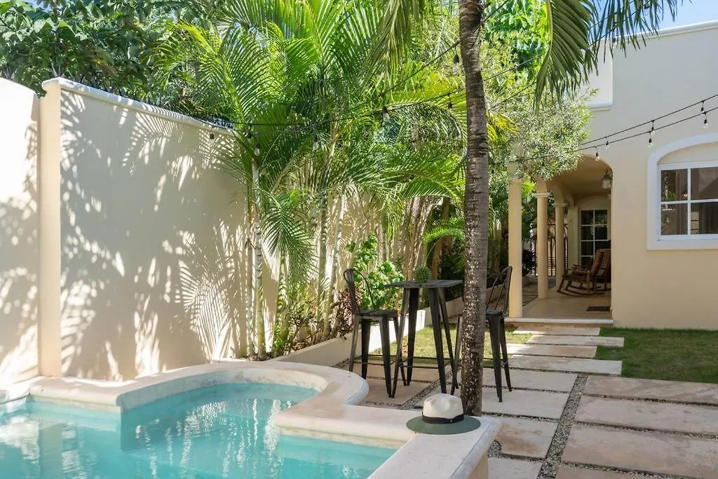 Beautiful Mexican Style Villa/3 Rooms With Pool Tulum Mexico